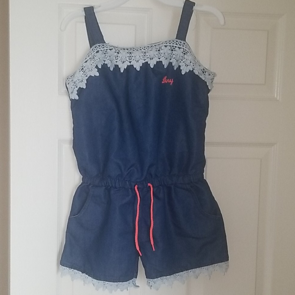 Girls DKNY romper size 10